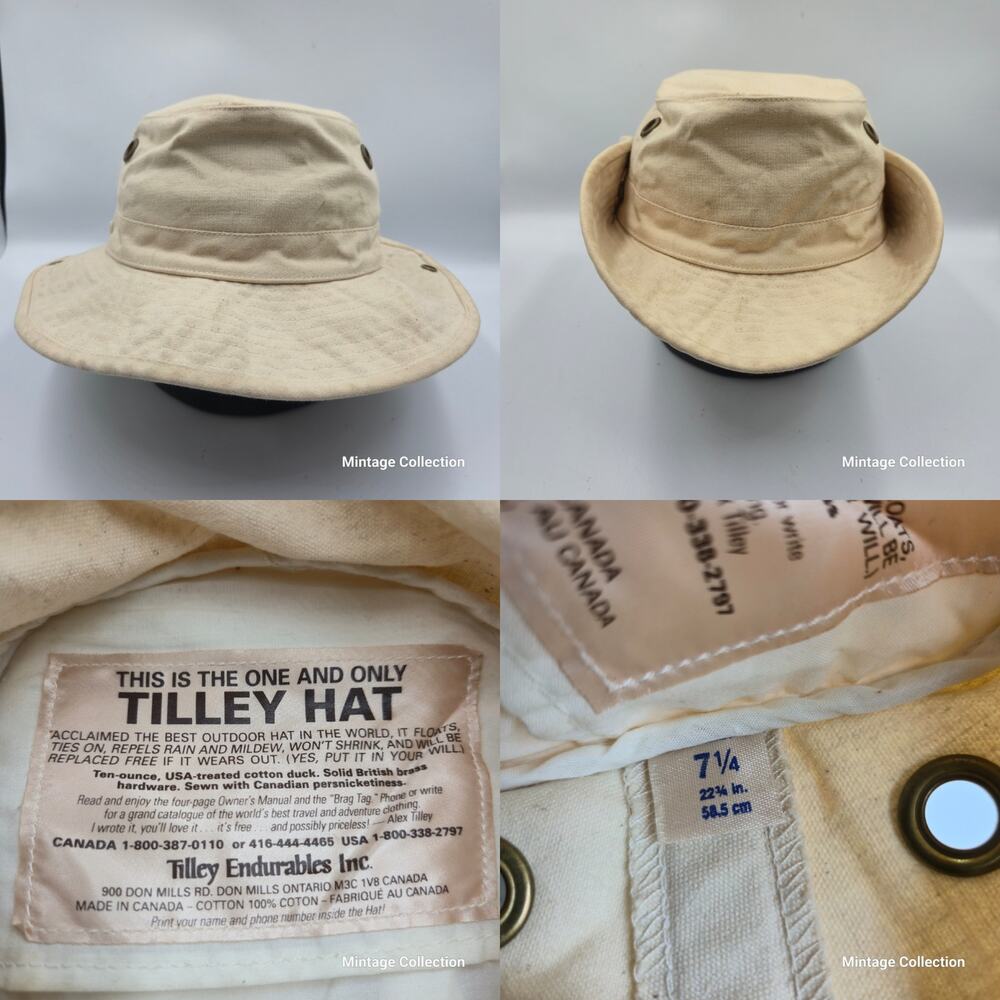 Tilley Endurables Outdoor Cotton Bucket Hat 7 1/4 Canada